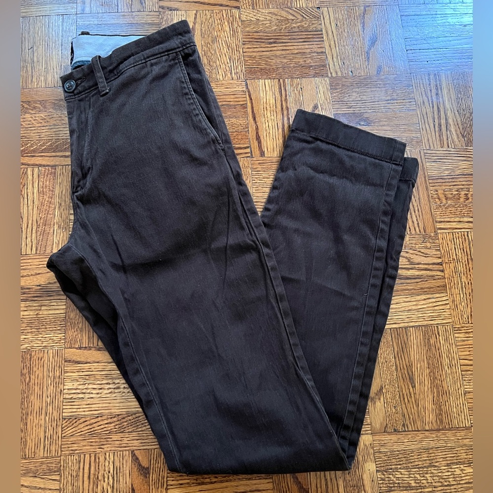 J. Crew Men's Chinos 28x32 Mocha 484 Slim